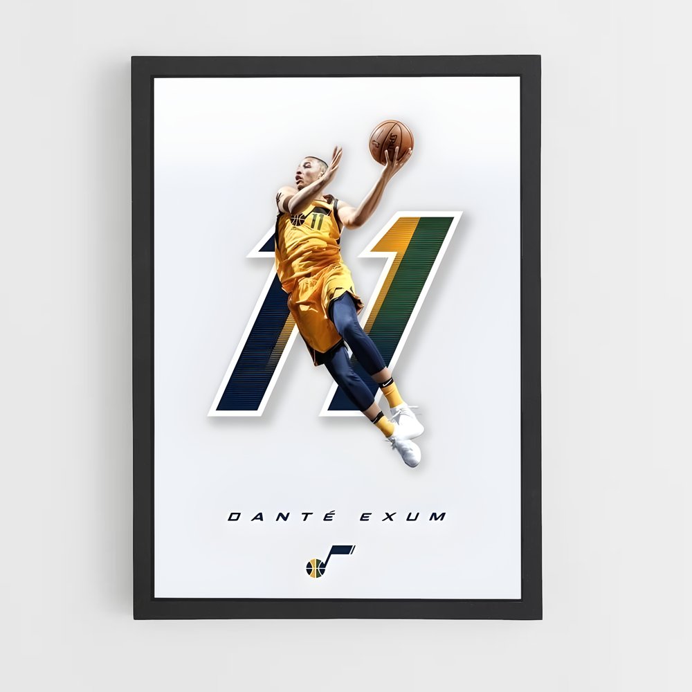 Poster Volée Dorée – affiche Basketball (vue 2)